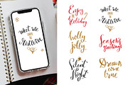 Big Christmas Holiday doodle set, a Seasonal Illustration by Wild Muse (Thumbnail 6 of 10)