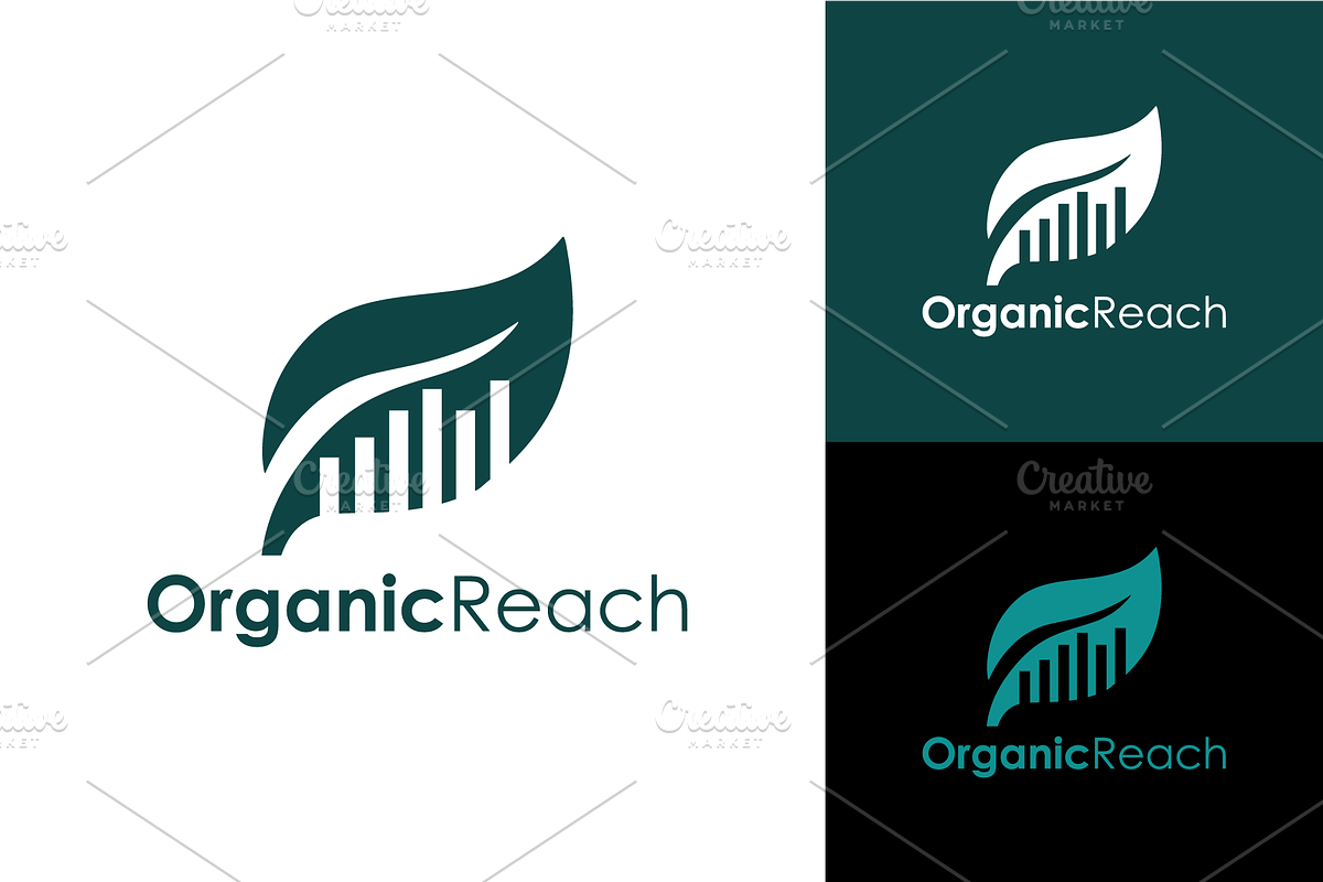 Organic Reach Logo Design, a Branding & Logo Template by zaqilogo
