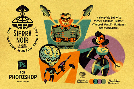 Sierra Noir Brush Set (Photoshop)