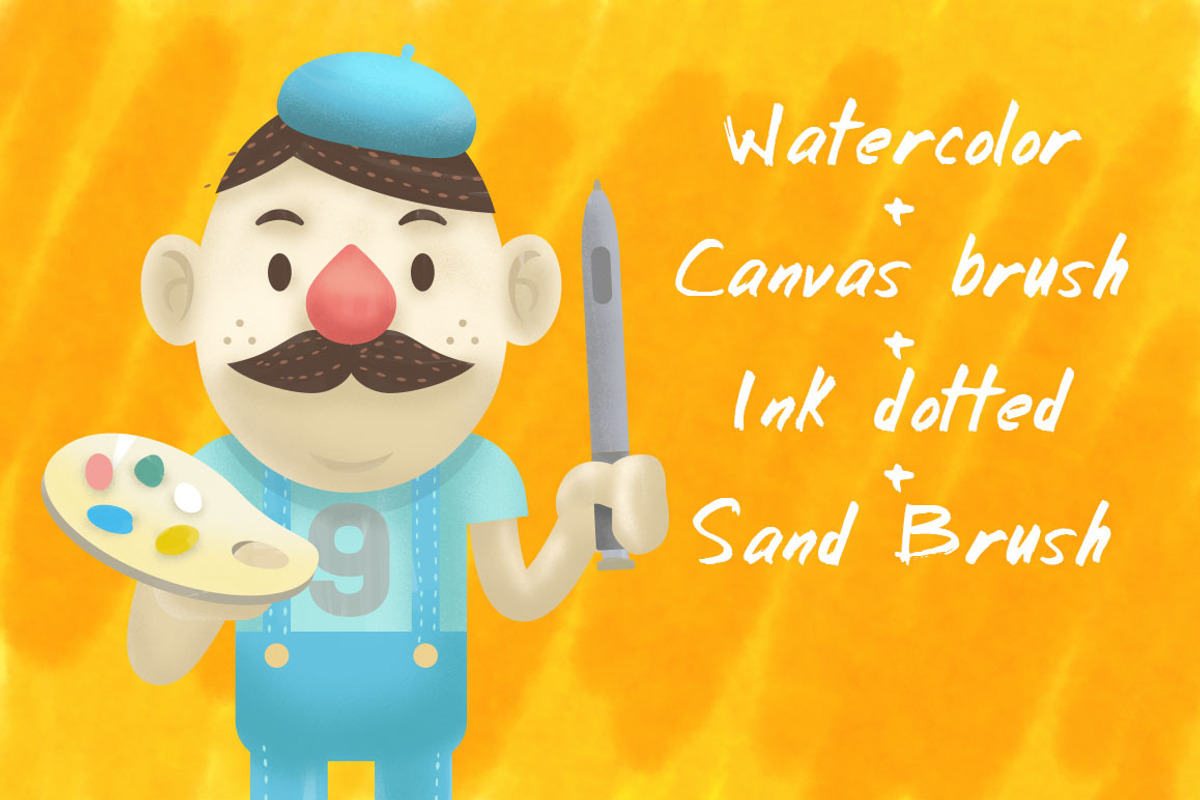 OVJECT Basic Brushes : Stylus Only, a Brush Add-On by OVJECT (Photo 6 of 7)