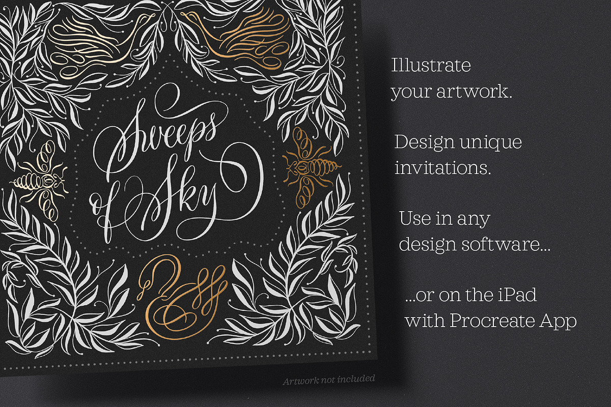 Animal Flourish Icons & Brushes, an Icon by Molly Suber Thorpe (Photo 3 of 11)