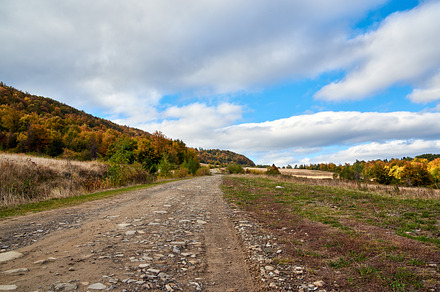 Mountain road, a Background Photo by HighRes Pictures