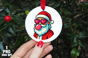 Pink Santa Png Santa Clipart Christm, an Illustration by Daily.Designs (Thumbnail 7 of 10)