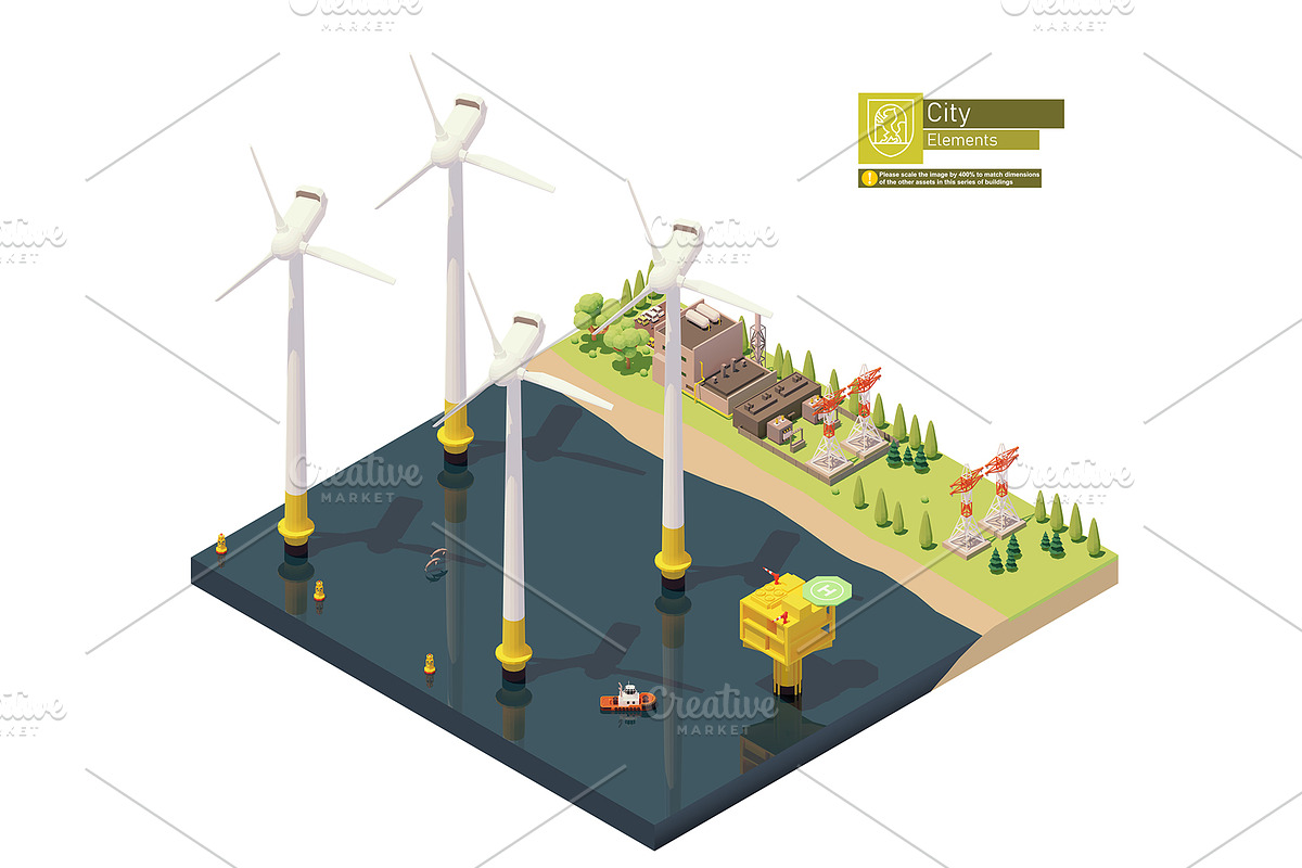 Isometric city map elements, an Object Graphic by tele52 (Photo 50 of 72)