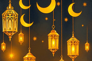 32 PNG Golden Islamic Lantern Patter, a Pattern Graphic by adenpinkstore (Thumbnail 7 of 17)