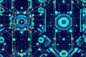Seamless futuristic digital pattern featuring interconnected geometric shapes a, a Pattern Graphic by Textures & Backgrounds