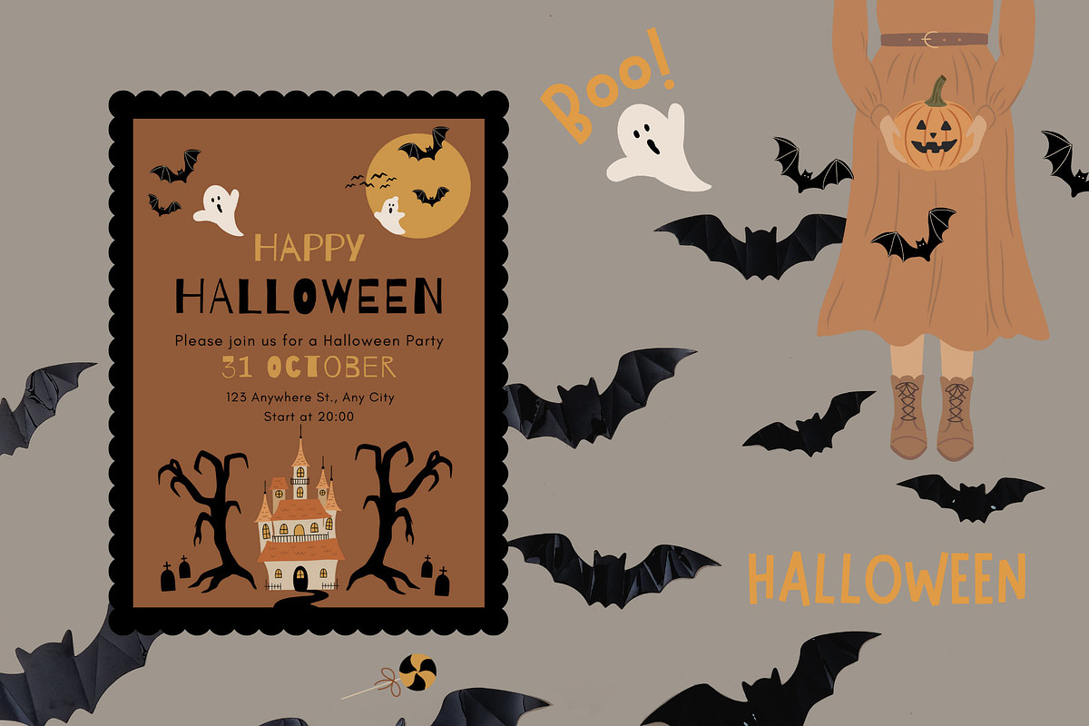 Halloween collection, a Seasonal Illustration by Alisovna (Photo 8 of 10)