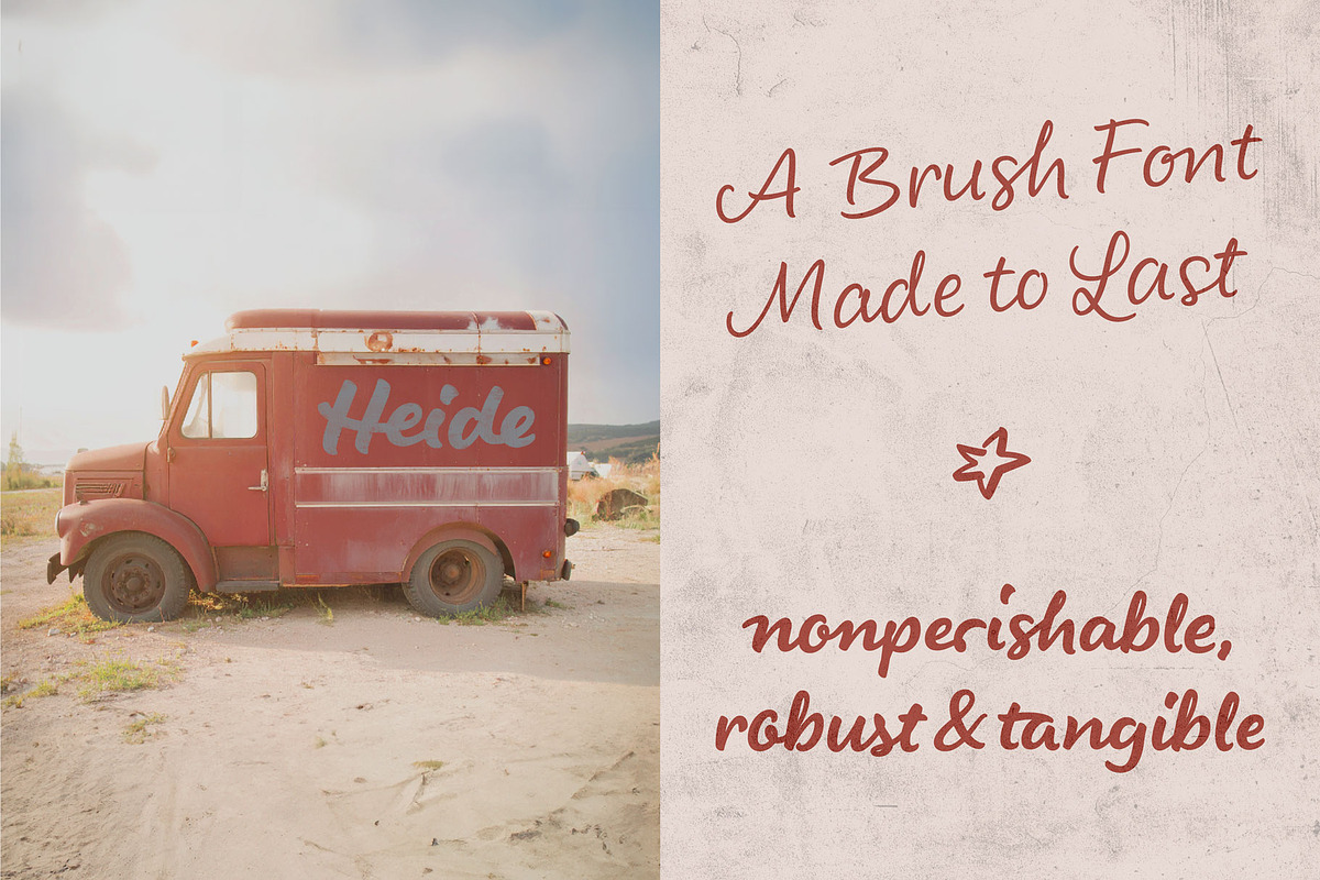 LiebeHeide Brush, a Font by LiebeFonts (Photo 5 of 20)