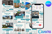 Estate - Property - Canva - Posts, a Social Media Template by Mohammad Sarfaraz (Thumbnail 1 of 6)