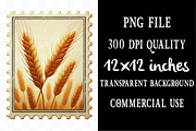 Watercolor Autumn Postage Stamp Clip, an Illustration by Designking (Thumbnail 4 of 5)
