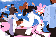 Business race, competition concept, a Work Illustration by PaperTrident (Thumbnail 2 of 3)