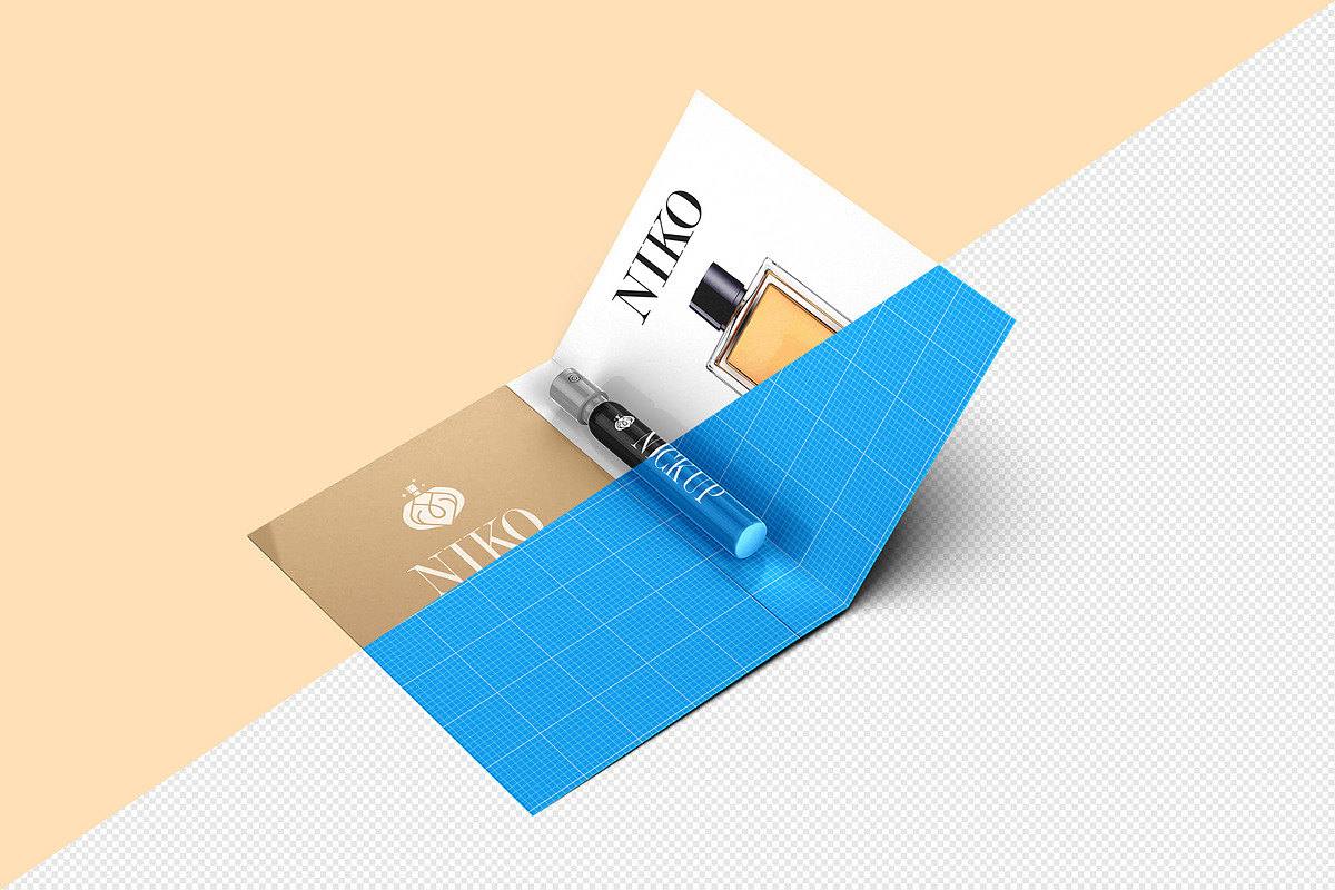 Perfume Sampler Mockup - 8 views, a Packaging Mockup by Illusiongraphic (Photo 11 of 18)