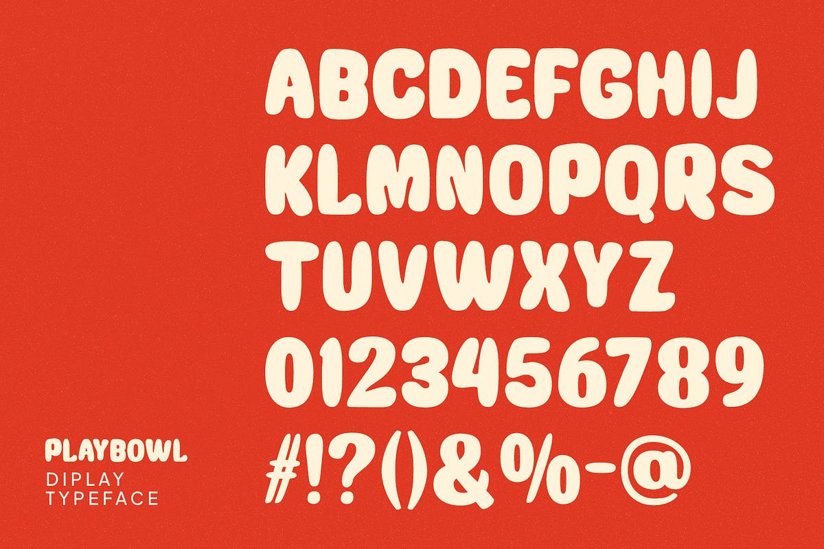 Playbowl, a Symbol Font by Nathatype (Photo 6 of 10)