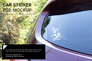 Car Sticker Mockup Set, a Product Mockup by mock-ups (Thumbnail 1 of 10)