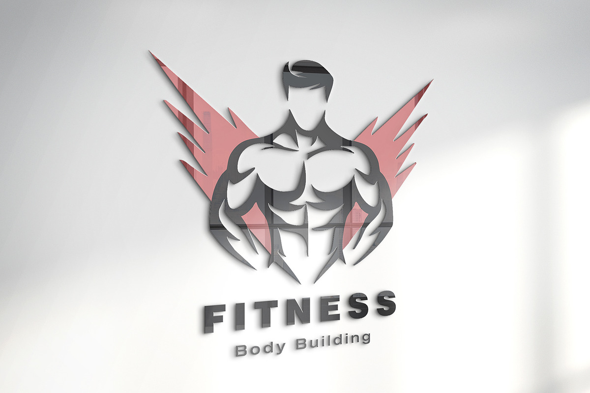Modern Fitness & Gym Logo Template, a Branding & Logo Template by YUDesignStore (Photo 3 of 8)