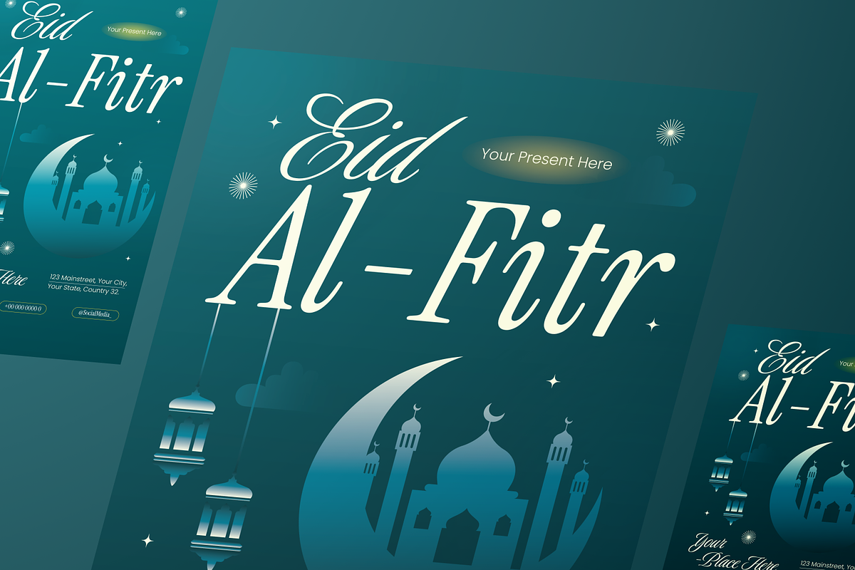 Eid Al Fitr - Flyer Set, a Flyer Template by Annora Studio (Photo 5 of 6)