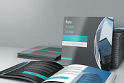 Square Bifold Business Brochure, a Brochure Template by retrographix (Thumbnail 1 of 4)