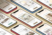 3D iPhone Presentation Mock-Up 24, an iPhone Mockup by Graphicsworld125 (Thumbnail 1 of 9)