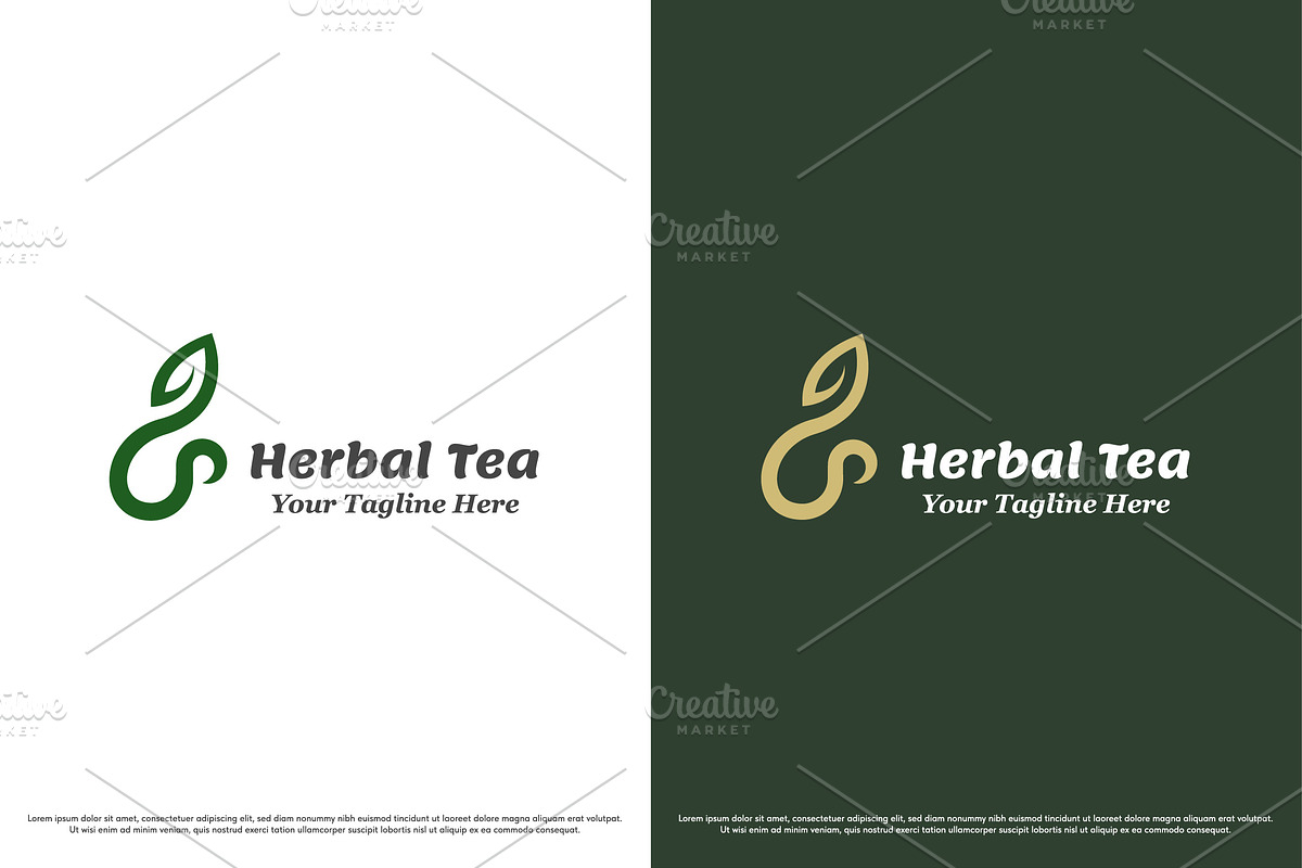 Herbal Tea Logo Design Illustration, a Branding & Logo Template by Morvana Crew