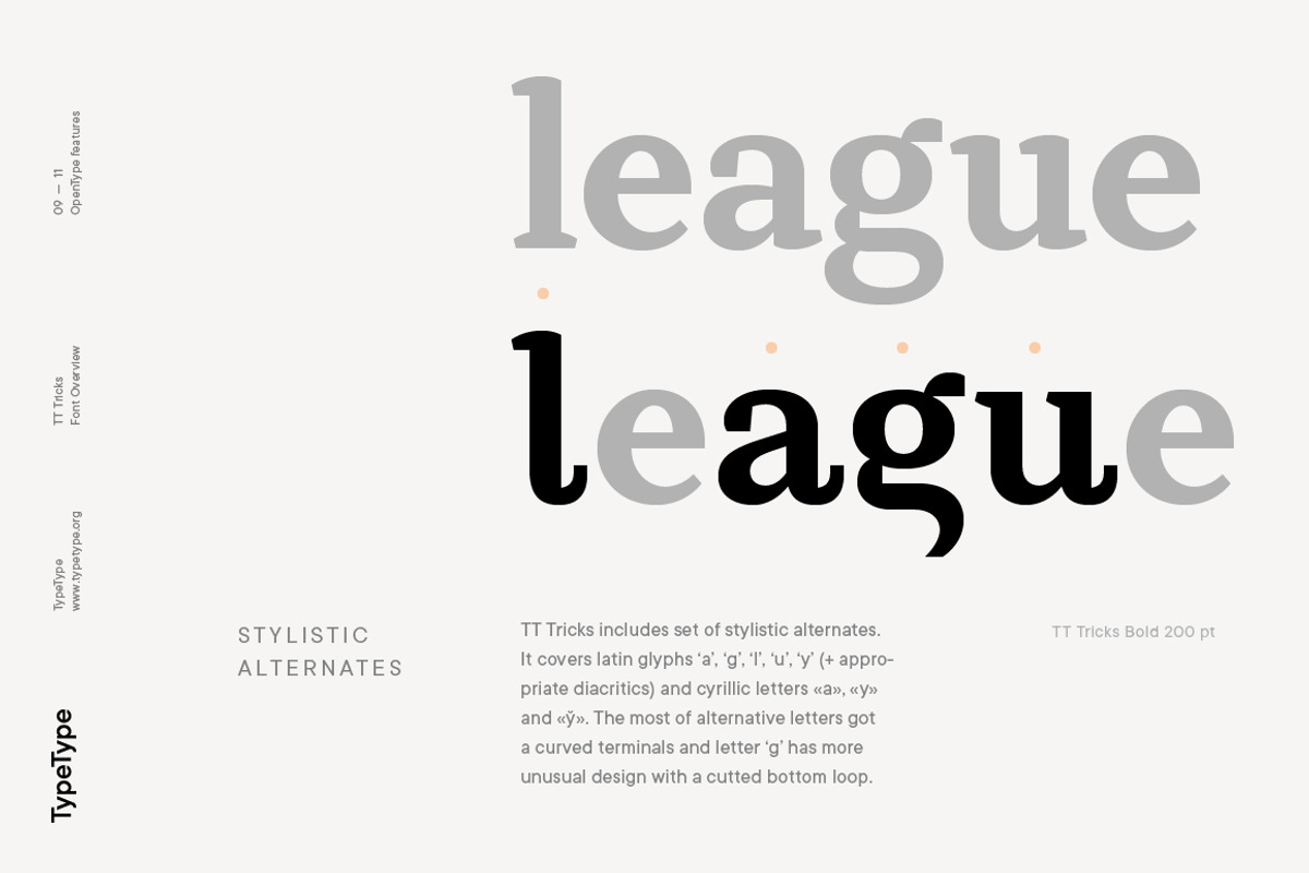 TT Tricks, a Serif Font by TypeType (Photo 9 of 10)