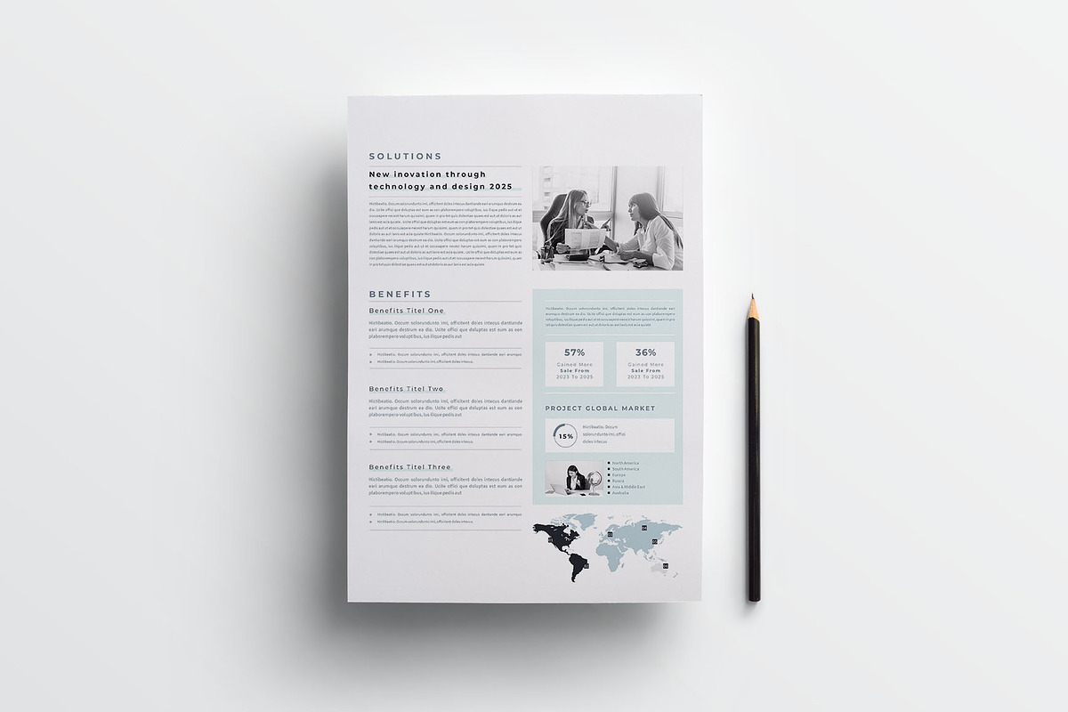 Case Study Report | Word & Indesign, a Flyer Template by obayes (Photo 4 of 4)