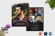 Graduation Announcement Template, a Card Template by Designscozy (Thumbnail 3 of 5)