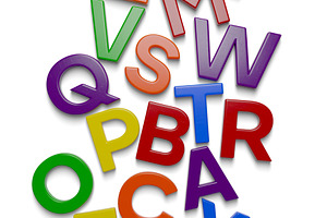 Vertical Plastic Magnetic Letters, a School & Education Photo by Andy Dean Photography