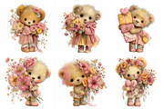 Mother’s Day Teddy Bear Clipart, an Illustration by Daily.Designs (Thumbnail 5 of 8)
