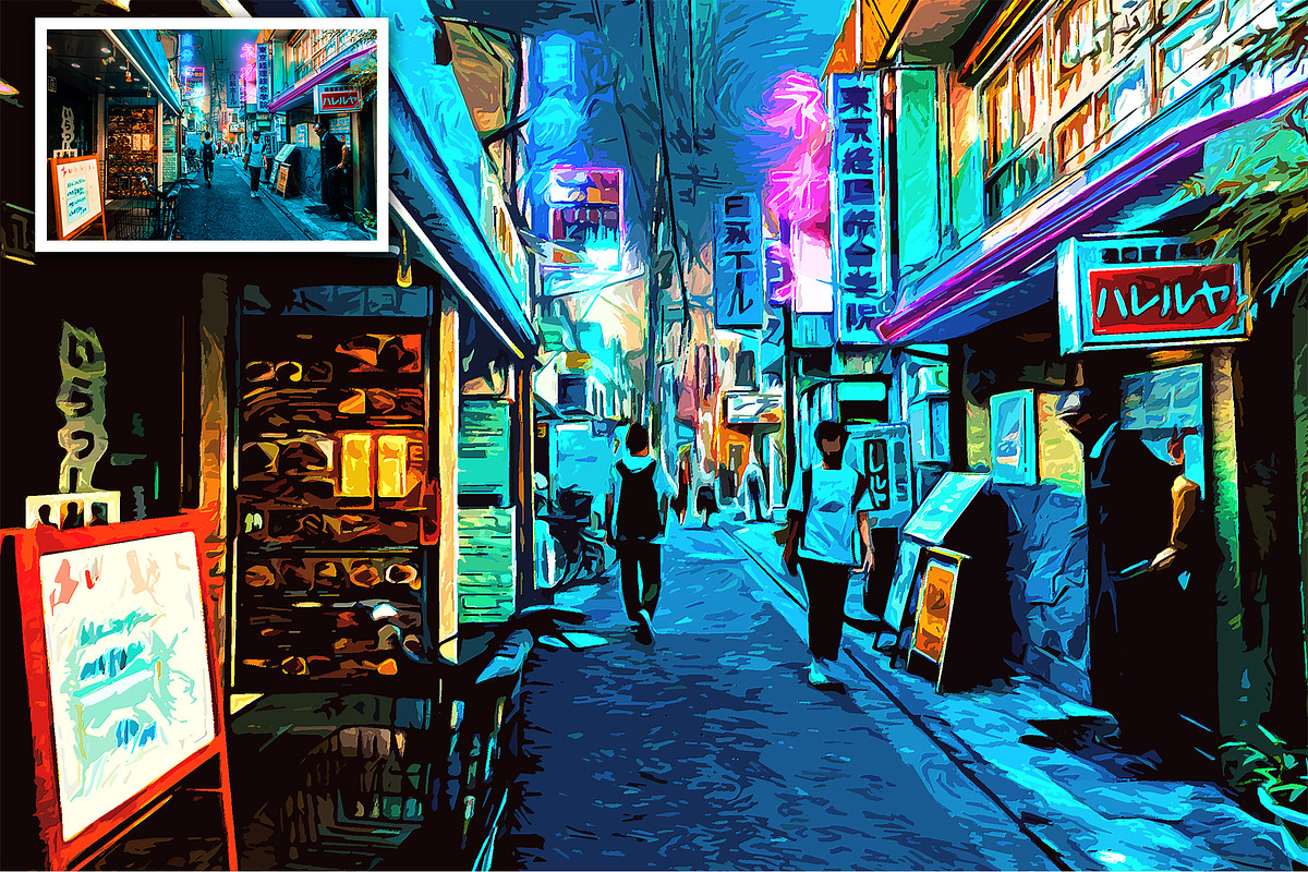 Van Gogh Painting Effect, an Action Add-On by Jacpot007 (Photo 9 of 9)