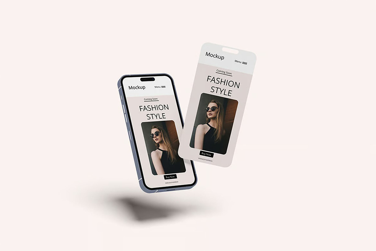 smartphone and screen mockups, an iPhone Mockup by zpackcreative (Photo 3 of 5)