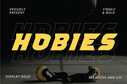 Hobies - Display Bold Font, a Handwritten Font by Flawless And Co (Thumbnail 1 of 11)