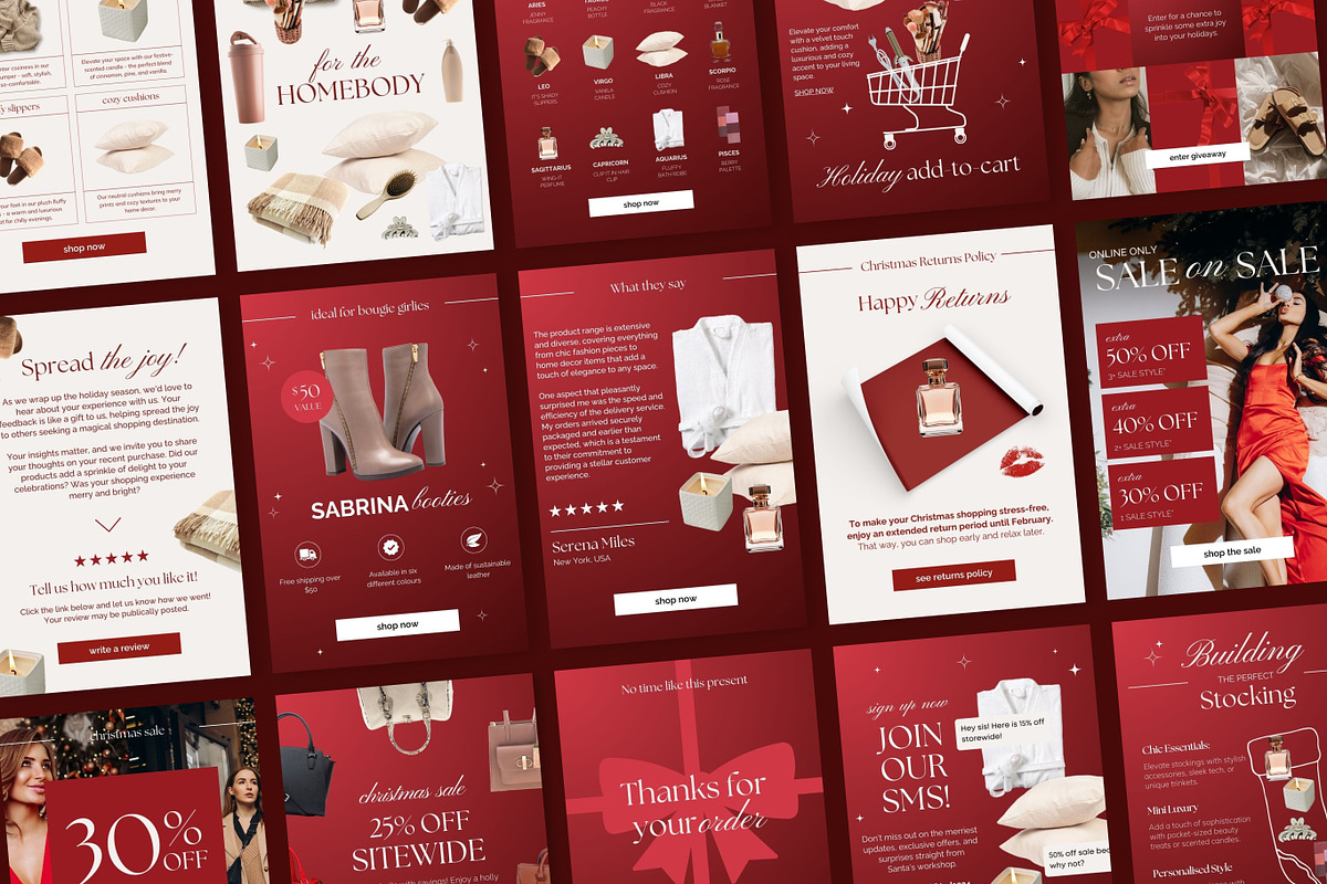 Christmas Holiday | Email Templates, an Email Template by Studio Mayde (Photo 5 of 8)