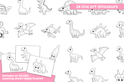 A to Z Prehistoric Dinosaur, an Animal Illustration by arsansp (Thumbnail 3 of 6)