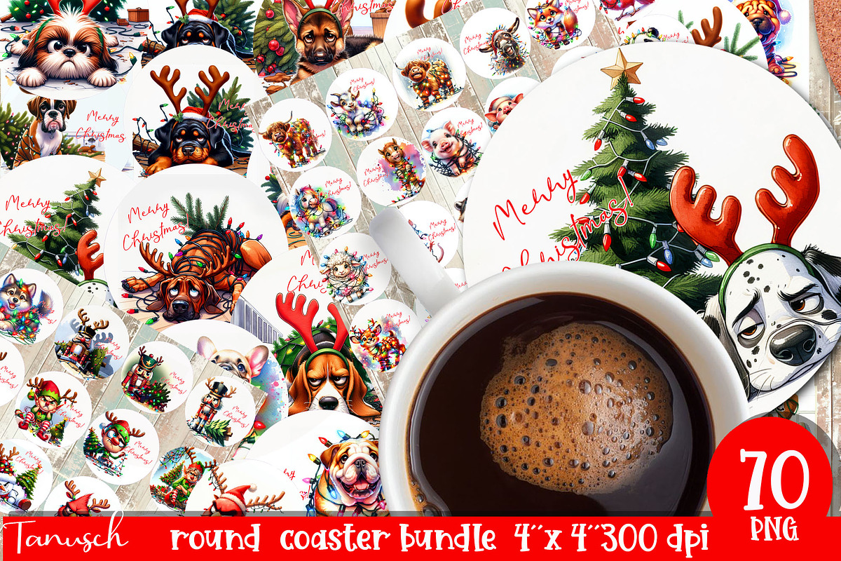 funny Christmas mega bundle, a Templates & Theme by TanuschArts (Photo 16 of 20)