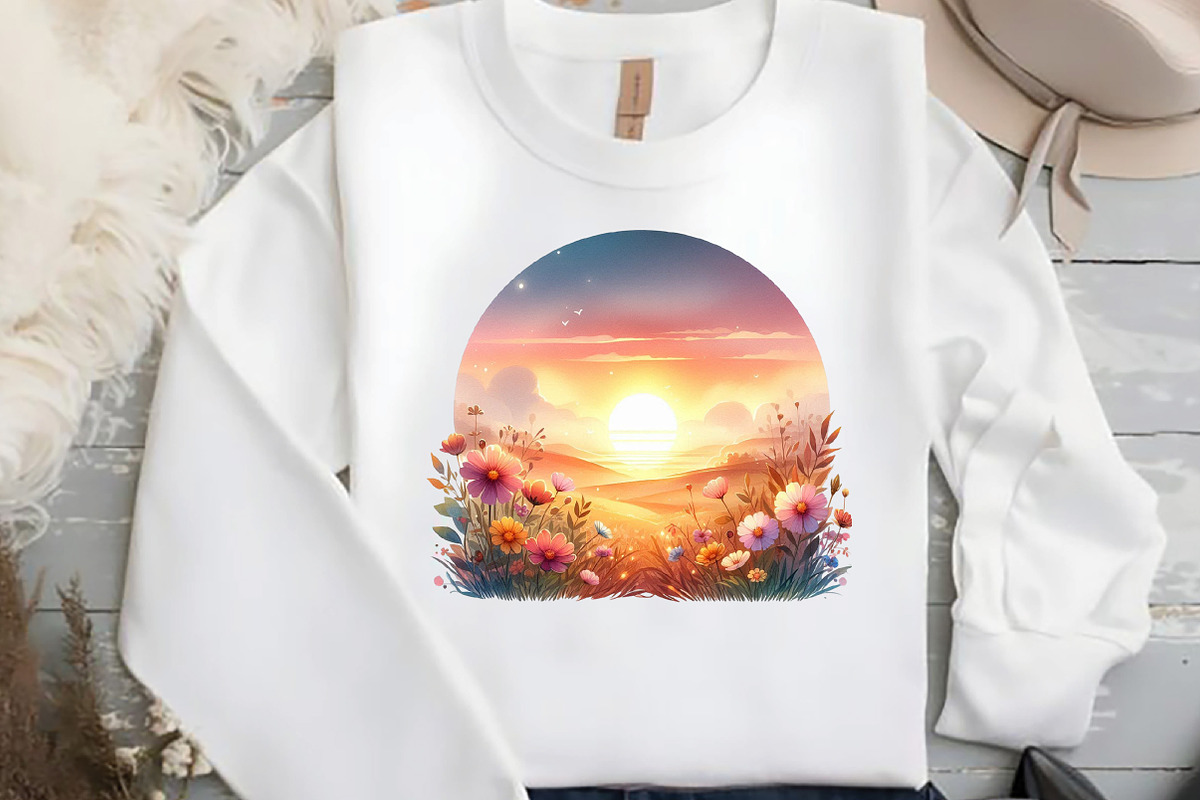 Set Flower Boho Art Design Bundle, an Illustration by DreamCafeArt (Photo 4 of 4)