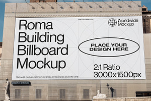 Rome Billboard Mockup