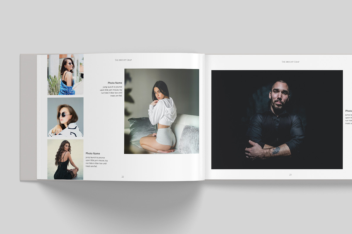 Photo Book / Album or Portfolio, a Brochure Template by TheBrightGrap (Photo 13 of 22)