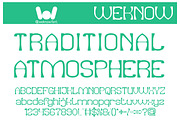 Village Serenity font, a Slab Serif Font by weknow (Thumbnail 2 of 8)