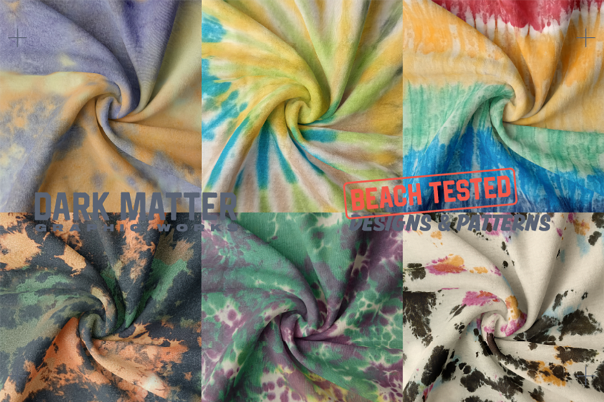 6x Seamless Tiedye Pack 2, a Pattern Graphic by darkmatter_graphicworks (Photo 4 of 4)