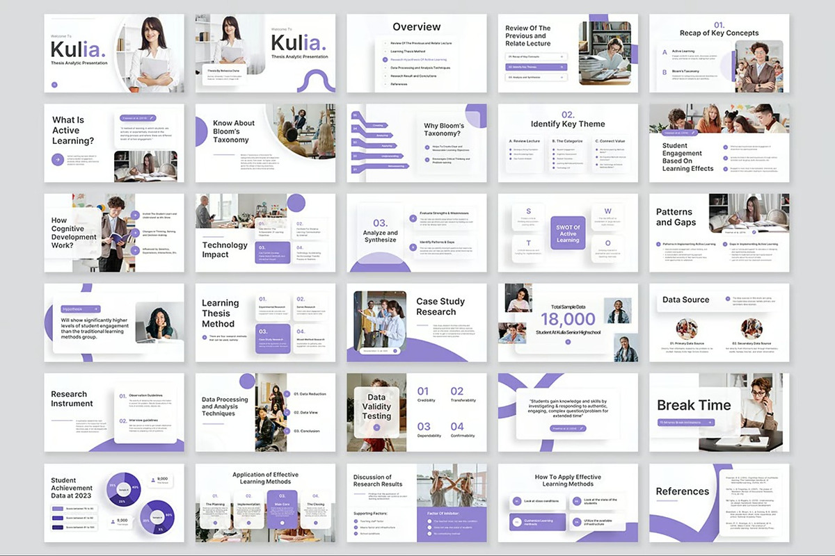 Thesis Analytic Keynote Templates, a Presentation Template by Fit-tee (Photo 6 of 11)