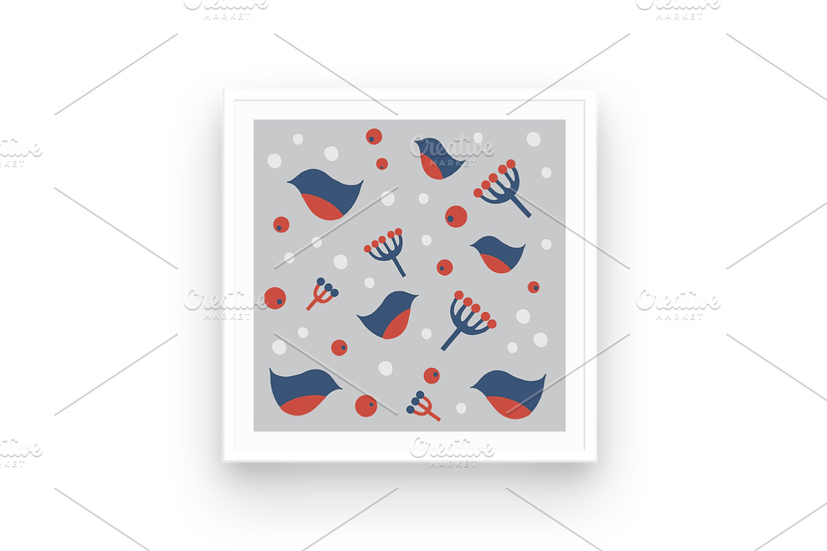 Winter Patterns Set, a Decorative Illustration by DikayaMiau (Photo 10 of 10)