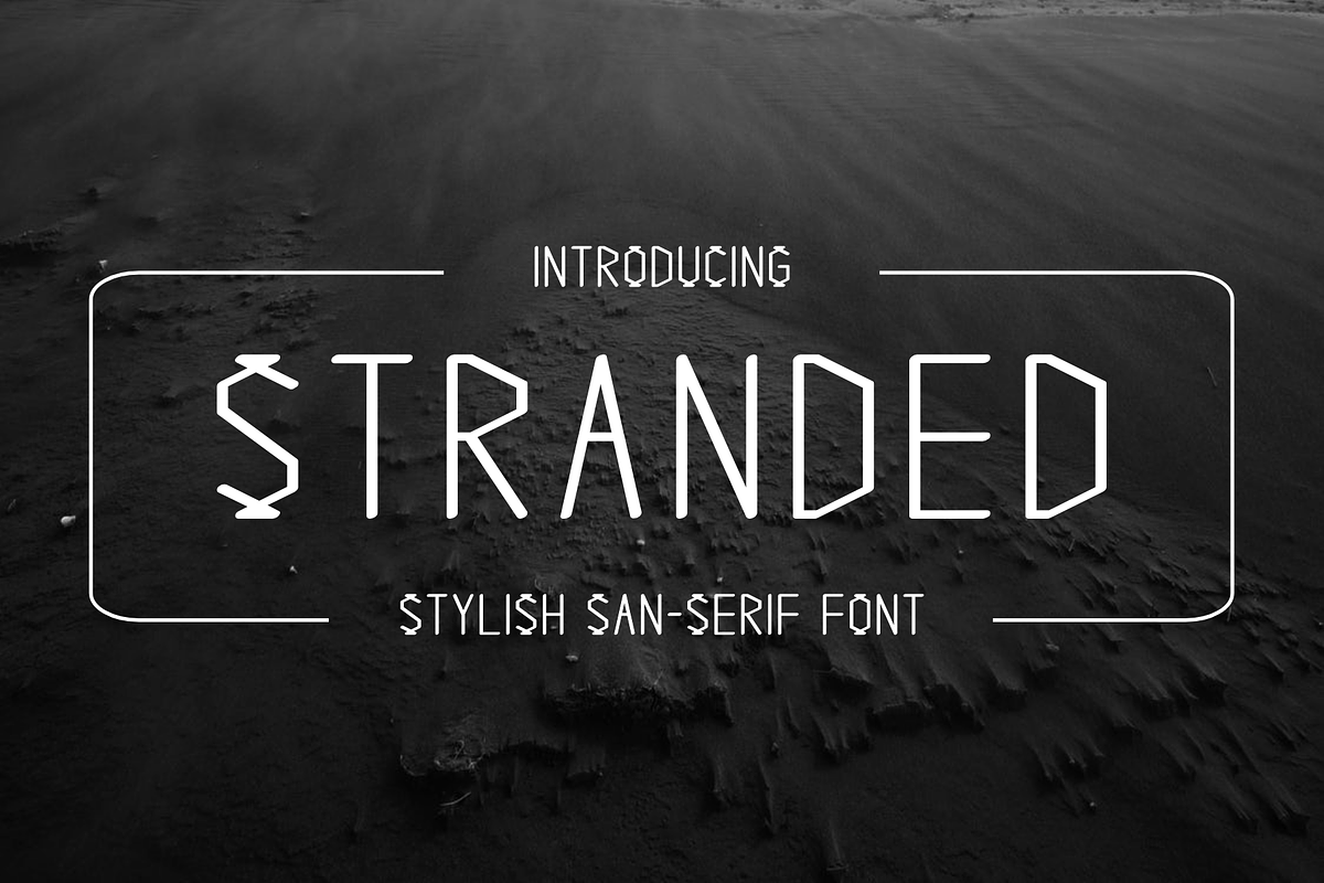 Stranded - Modern Typeface, a Sans Serif Font by Made by Cap (Photo 1 of 3)