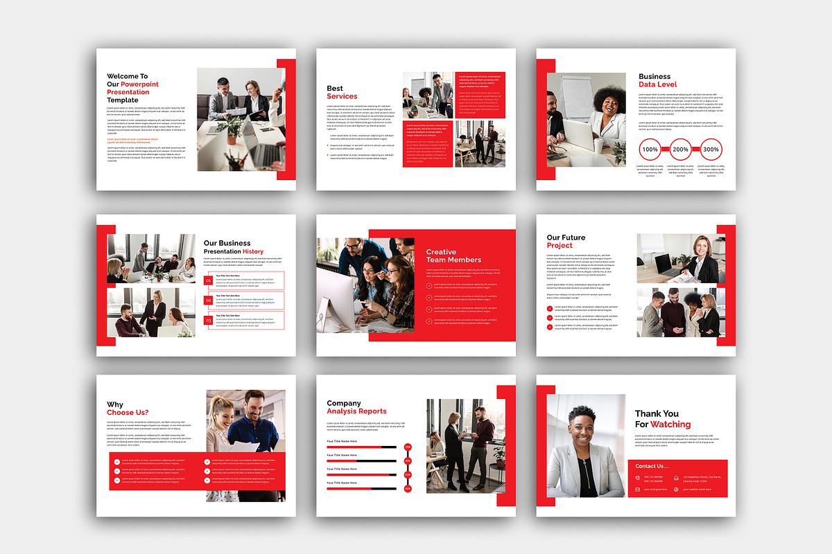Corporate Modern Presentation, a Presentation Template by creative-mint (Photo 6 of 8)