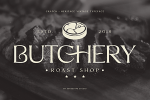 CRATCH - Heritage Vintage Typeface