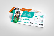 Professional Event Ticket Template, a Card Template by BrandlyTemplate (Thumbnail 2 of 3)