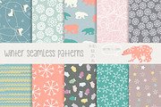 Winter patterns, a Pattern Graphic by Julia Dreams (Thumbnail 3 of 6)