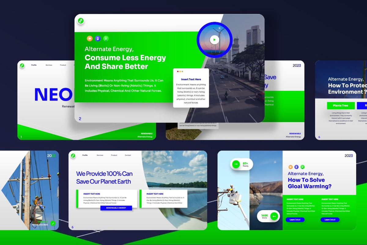 Neopower -Alternate Power Powerpoint, a Presentation Template by Dhabee (Photo 4 of 8)