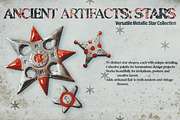 Ancient Artifacts: Stars (50 PNG), an Object Graphic by Megan Aili Designs (Thumbnail 2 of 5)