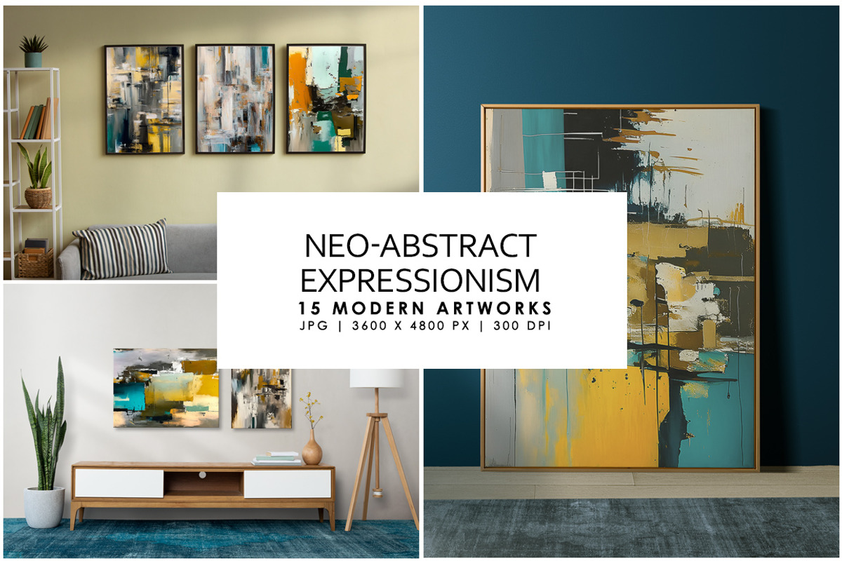 Neo-Abstract Expressionism, a Texture Illustration by Digital Art Creations (Photo 7 of 9)