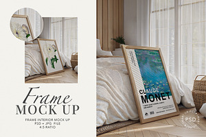 Boho Modern Frame Mockup, a Mockup by Paper Flowers Studio